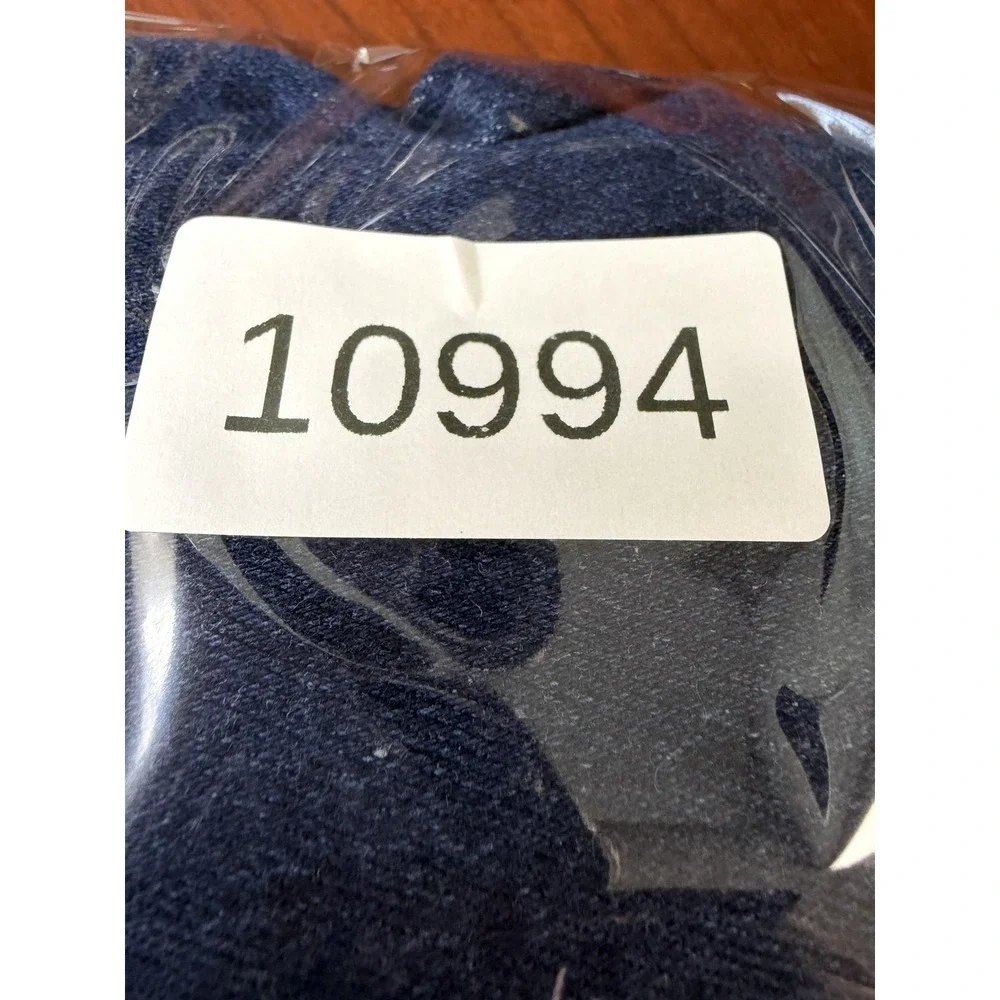 Paige Brigitte Straight Jeans Womens 27 Blue Dark Wash‎ Mid Rise Distressed